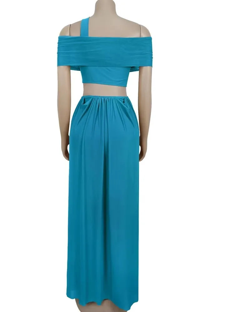 The Anais Off-Shoulder Cut-Out Maxi Dress