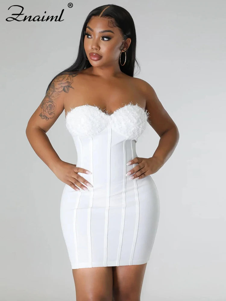 The Bianca Corset Mini Dress with Shrug
