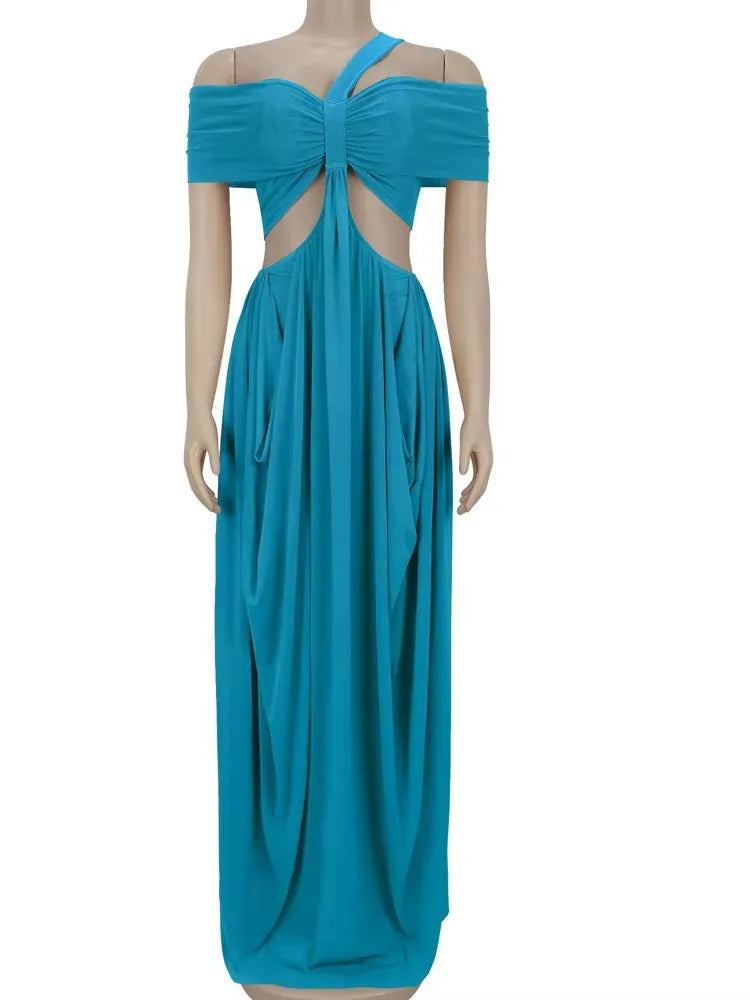 The Anais Off-Shoulder Cut-Out Maxi Dress