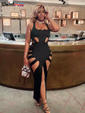 The Zelie Cut-Out Split Maxi Dress