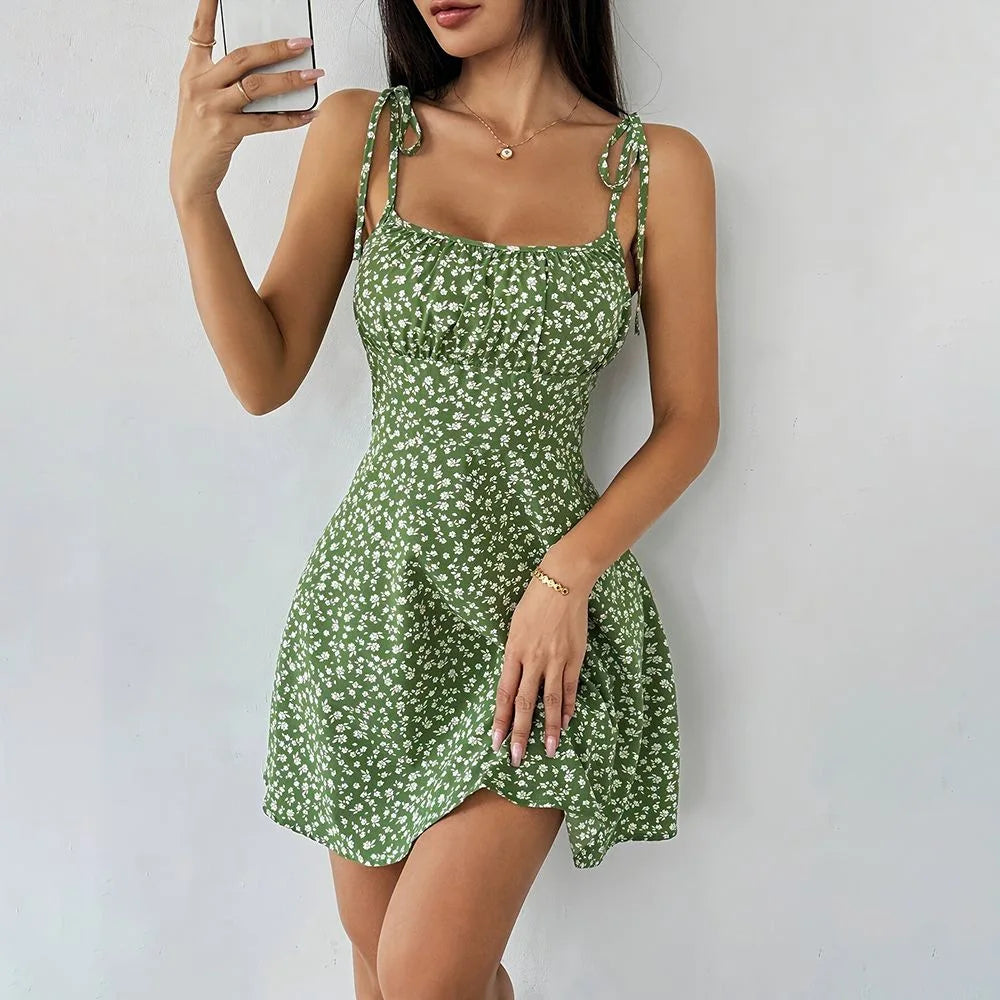 The Fleur Floral Strap Mini Dress
