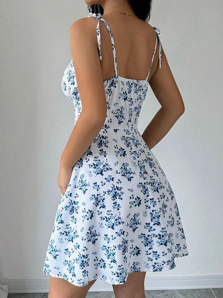 The Fleur Floral Strap Mini Dress
