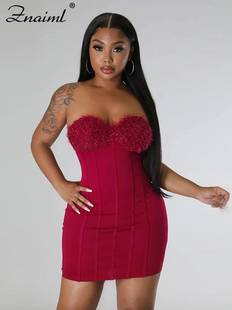 The Bianca Corset Mini Dress with Shrug